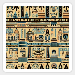 Ancient Egyptian Pattern 25 Sticker